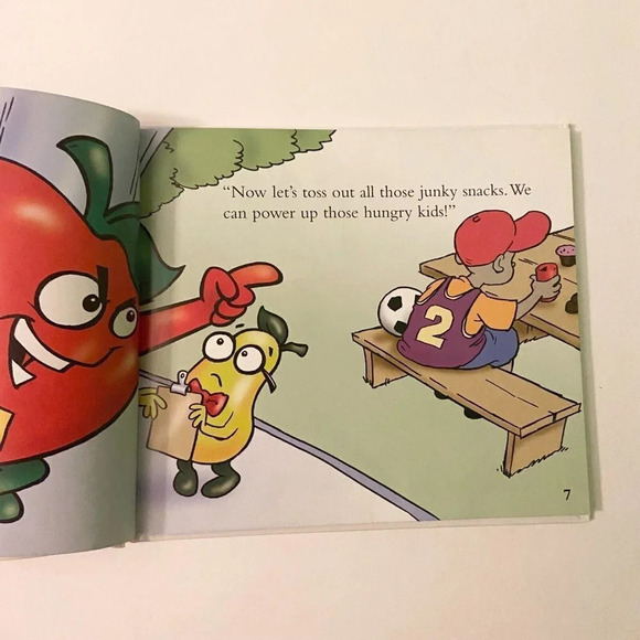 Vintage 1998 Nutra Fruit Heroes to the Rescue Healthy Book For Kids - Picture 13 of 16